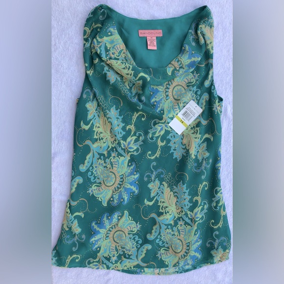 Bandolino Sleeveless Scoop Neck Blouse, Size 14, New with Tags - Picture 2 of 5